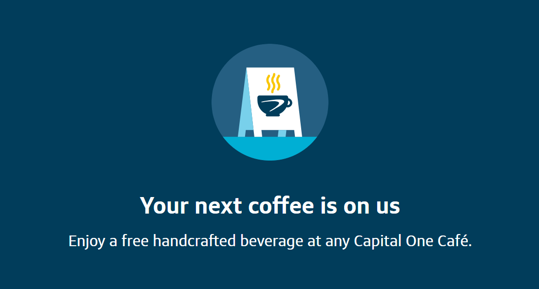 Get Free Coffee at Capital One Café