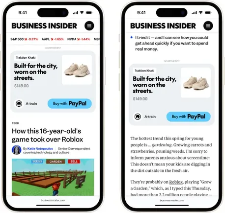 PayPal taps data for ad revenue
