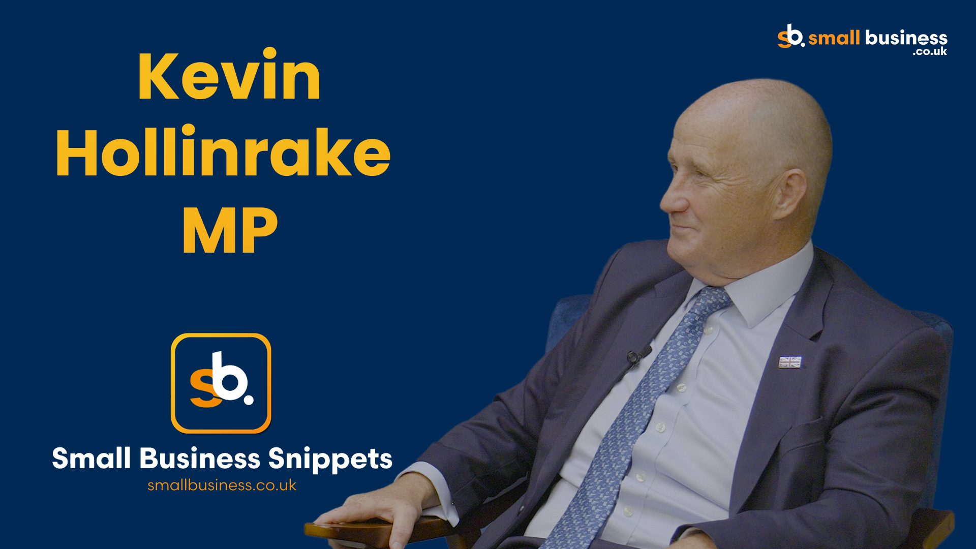 Kevin Hollinrake MP: ‘I’ve never written a business plan for a new business’