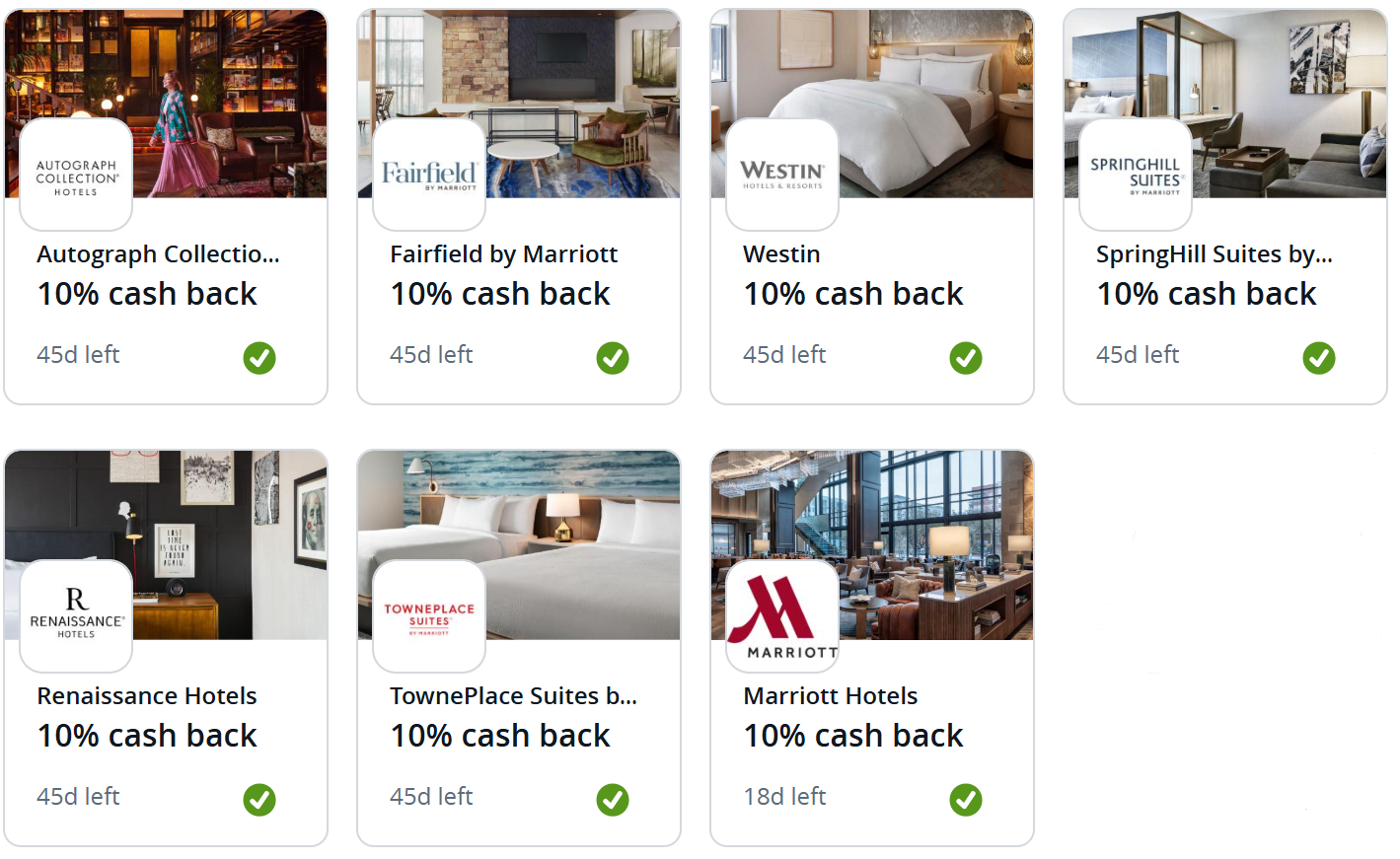 Chase Offers for Select Marriott Brands: Save 10%, Up to $75 Credit (Ends 12/31)