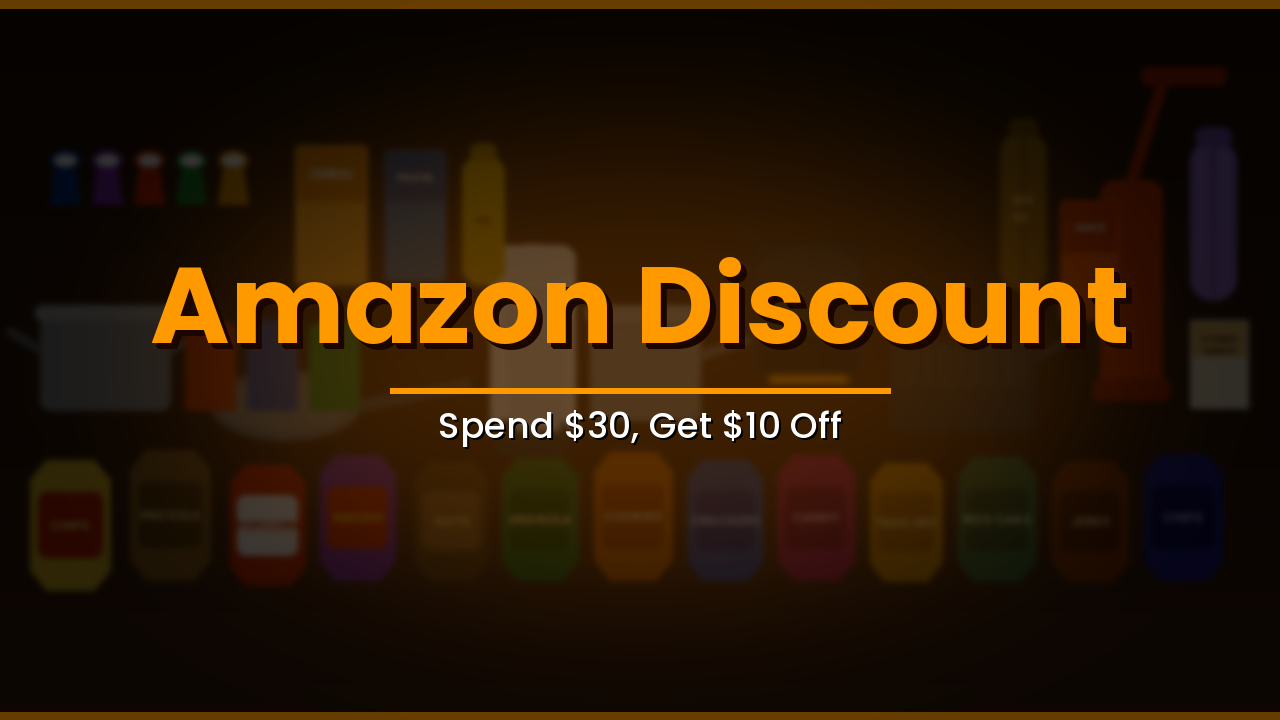 Amazon Discount on Select Grocery Items: Spend $30, Get $10 Off