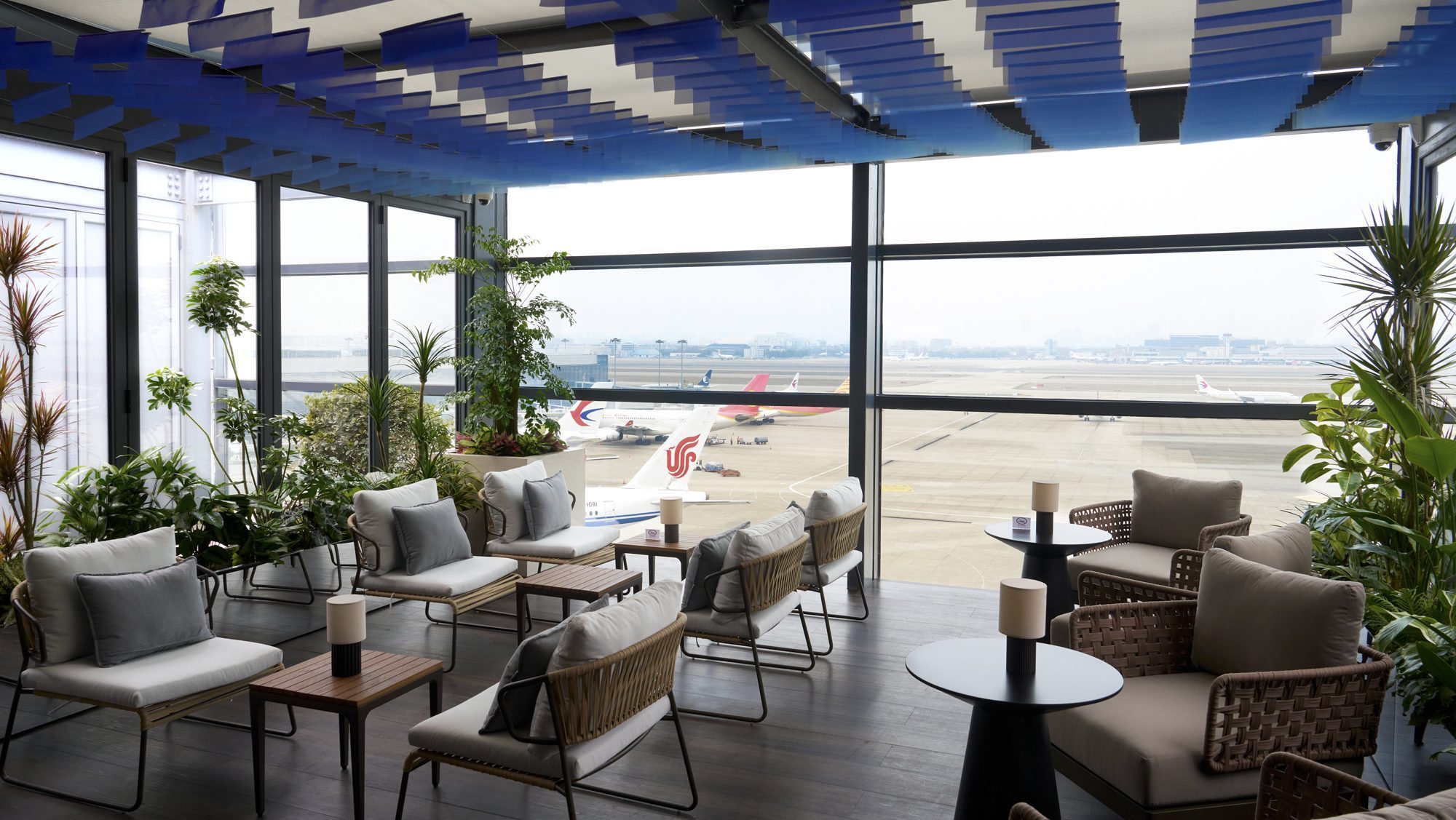American Express Lounge at the Shanghai Hongqiao Airport
