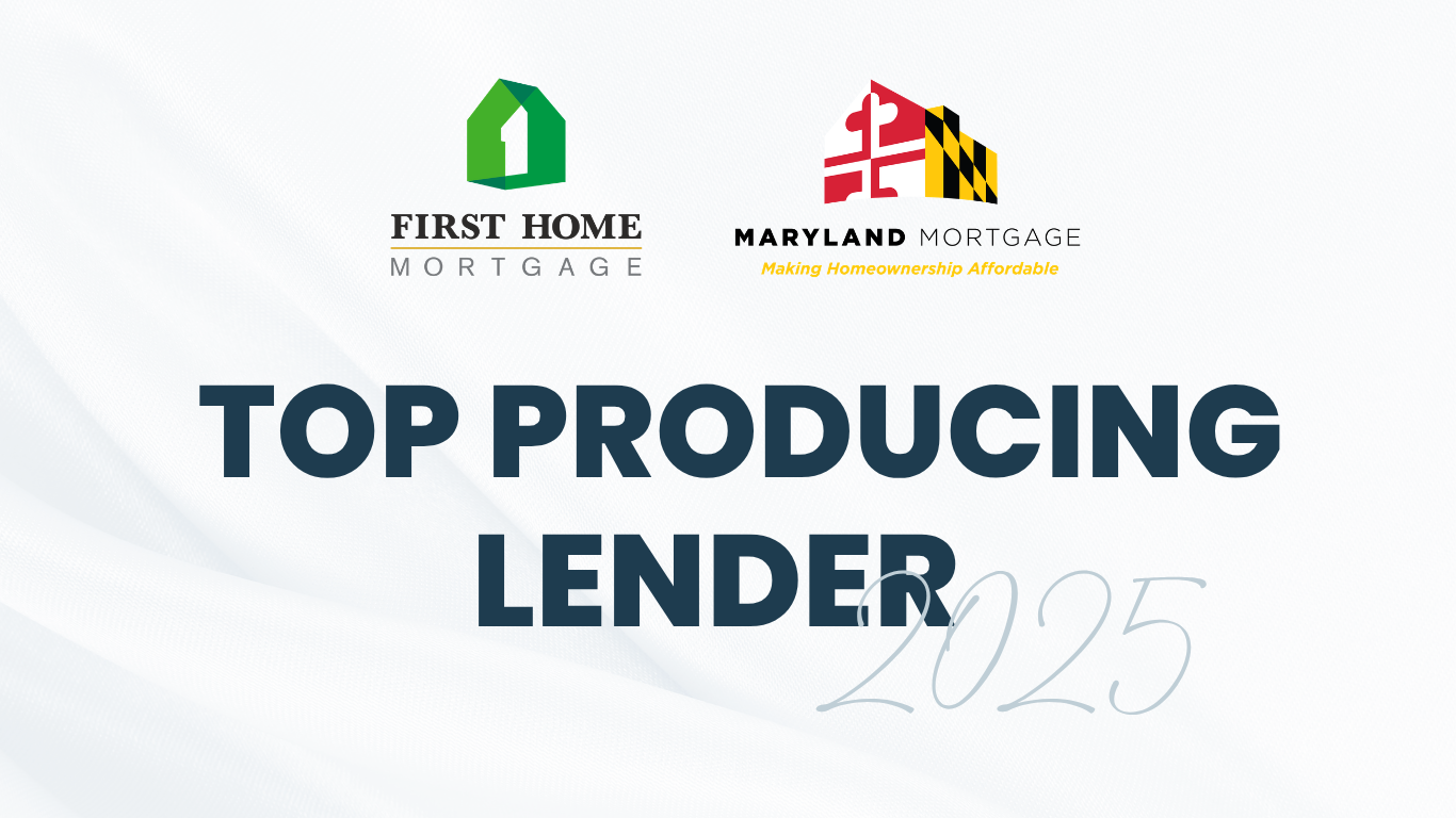 First Home Mortgage Recognized as a Top Performer by the Maryland Mortgage Program