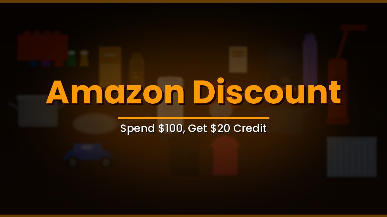 Spend $100 on Select Items, Get $20 Amazon Credit (Kitchen, Apparel, Food, Toys & More)