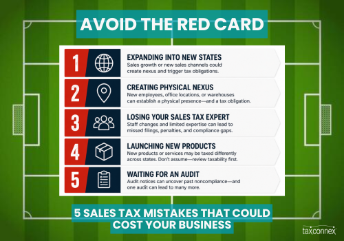 5 Sales Tax Mistakes That Could Cost Your Business