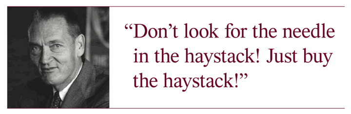 Still Buying the Haystack and Sleeping Well Because I’ll Own The Needles (Winners) — My Money Blog