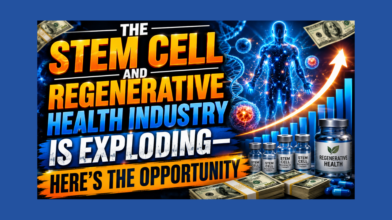 The Stem Cell And Regenerative Health Industry Is Exploding – Here’s the Opportunity