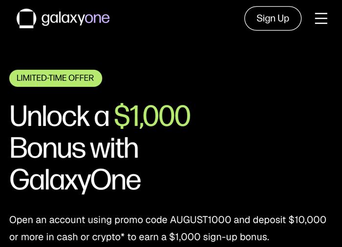 $1,000 Bonus on $10,000 Deposit — My Money Blog