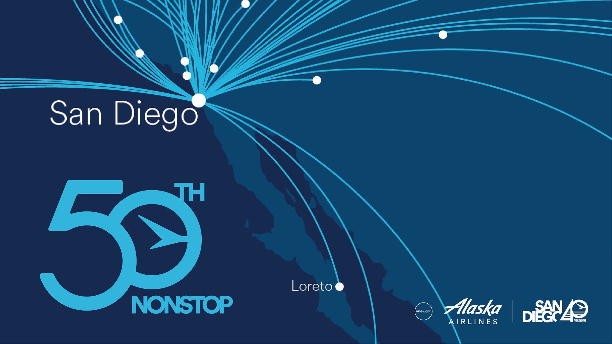 Alaska Airlines Adds 50th Nonstop Destination from San Diego, Plus Free Points and Status