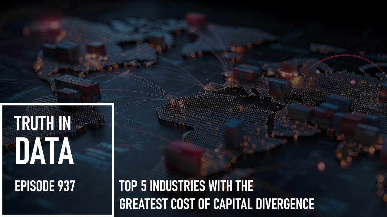 Top 5 Industries With the Greatest Cost of Capital Divergence